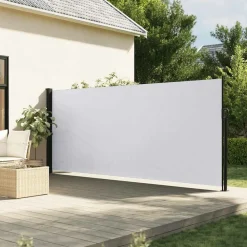 Maison Exclusive - Auvent latéral rétractable blanc 170x300 cm Best
