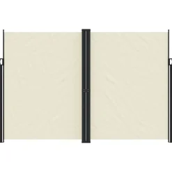 Maison Exclusive - Auvent latéral rétractable crème 220x1200 cm Best