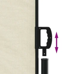 Maison Exclusive - Auvent latéral rétractable crème 200x1200 cm Online