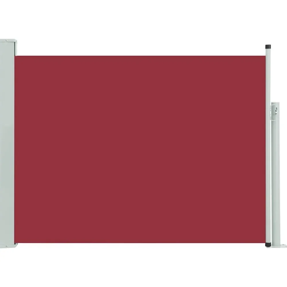 Maison Exclusive - Auvent latéral rétractable de patio 100x500 cm rouge Best