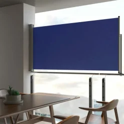 Maison Exclusive - Auvent latéral rétractable de patio 120x300 cm bleu Online