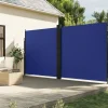Maison Exclusive Pergolas, Tonnelles, Barnums | - Auvent latéral rétractable bleu 200x1200 cm