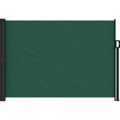 Maison Exclusive Pergolas, Tonnelles, Barnums | - Auvent latéral rétractable vert foncé 140x600 cm