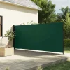 Maison Exclusive Pergolas, Tonnelles, Barnums | - Auvent latéral rétractable vert foncé 170x300 cm