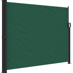 Maison Exclusive Pergolas, Tonnelles, Barnums | - Auvent latéral rétractable vert foncé 170x300 cm