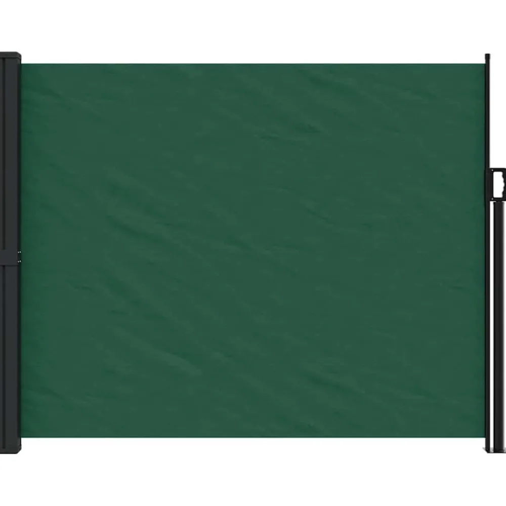 Maison Exclusive Pergolas, Tonnelles, Barnums | - Auvent latéral rétractable vert foncé 170x300 cm