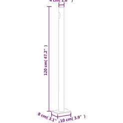 Maison Exclusive - Auvent latéral rétractable de patio 200x300 cm crème Sale