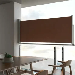 Maison Exclusive - Auvent latéral rétractable de patio 100x300 cm marron Hot