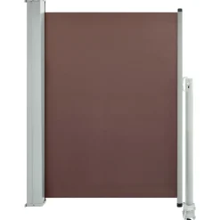 Maison Exclusive - Auvent latéral rétractable de patio 100x300 cm marron Hot