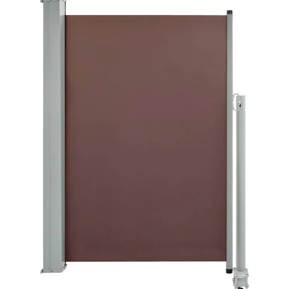Maison Exclusive - Auvent latéral rétractable de patio 120x300 cm marron New