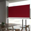 Maison Exclusive Brise-Vues, Bordures Et Dallages | - Auvent latéral rétractable de patio 120x300 cm rouge