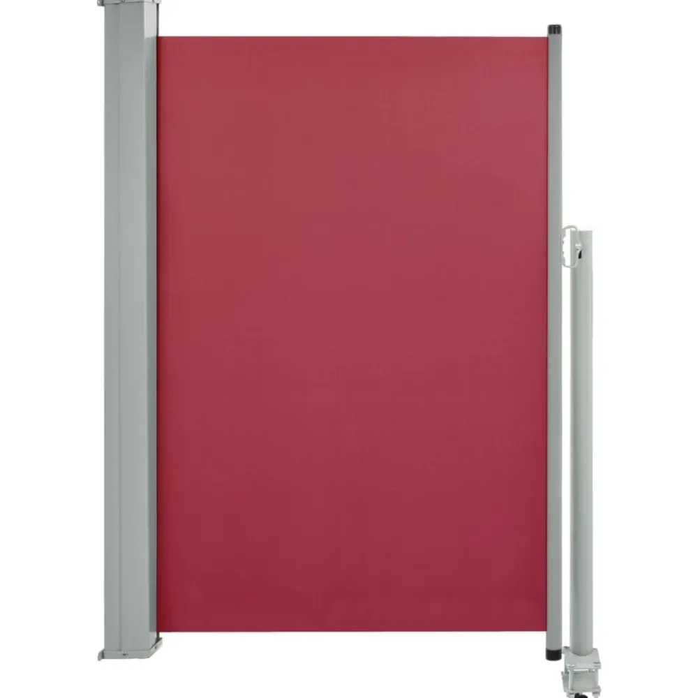 Maison Exclusive Brise-Vues, Bordures Et Dallages | - Auvent latéral rétractable de patio 120x300 cm rouge