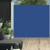 Maison Exclusive Brise-Vues, Bordures Et Dallages | - Auvent latéral rétractable de patio 170x300 cm bleu
