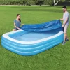 Maison Exclusive - Bestway couverture de piscine flowclear 305x183x56 cm Discount
