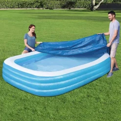 Maison Exclusive - Bestway couverture de piscine flowclear 305x183x56 cm Discount