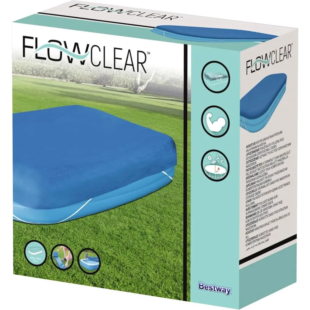 Maison Exclusive - Bestway couverture de piscine flowclear 305x183x56 cm Discount