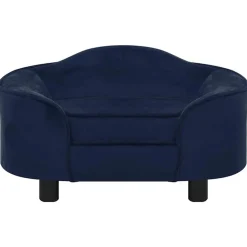 Maison Exclusive - Canapé pour chien bleu 67x47x36 cm peluche Discount