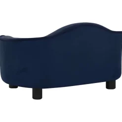 Maison Exclusive - Canapé pour chien bleu 67x47x36 cm peluche Discount