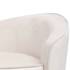 Maison Exclusive Niches, Paniers Et Transports | - Canapé pour chien crème 69x49x40 cm peluche et similicuir