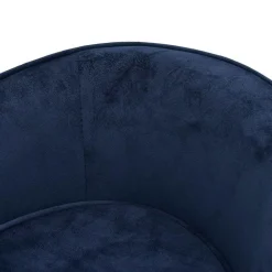 Maison Exclusive Niches, Paniers Et Transports | - Canapé pour chien bleu 69x49x40 cm peluche et similicuir