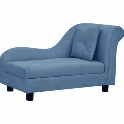 Maison Exclusive - Canapé pour chien avec oreiller bleu 83x44x44 cm peluche Discount