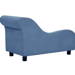 Maison Exclusive - Canapé pour chien avec oreiller bleu 83x44x44 cm peluche Discount