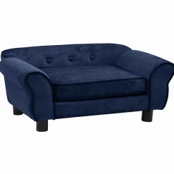 Maison Exclusive - Canapé pour chien bleu 72x45x30 cm peluche Sale