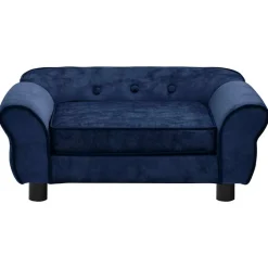 Maison Exclusive - Canapé pour chien bleu 72x45x30 cm peluche Sale