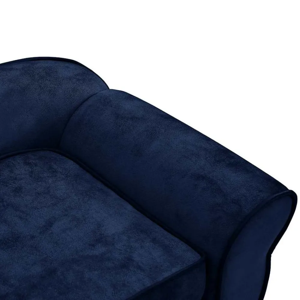 Maison Exclusive - Canapé pour chien bleu 72x45x30 cm peluche Sale