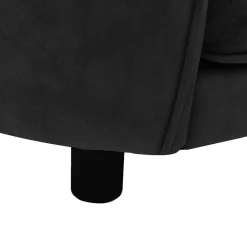 Maison Exclusive - Canapé pour chien noir 69x49x40 cm peluche Hot