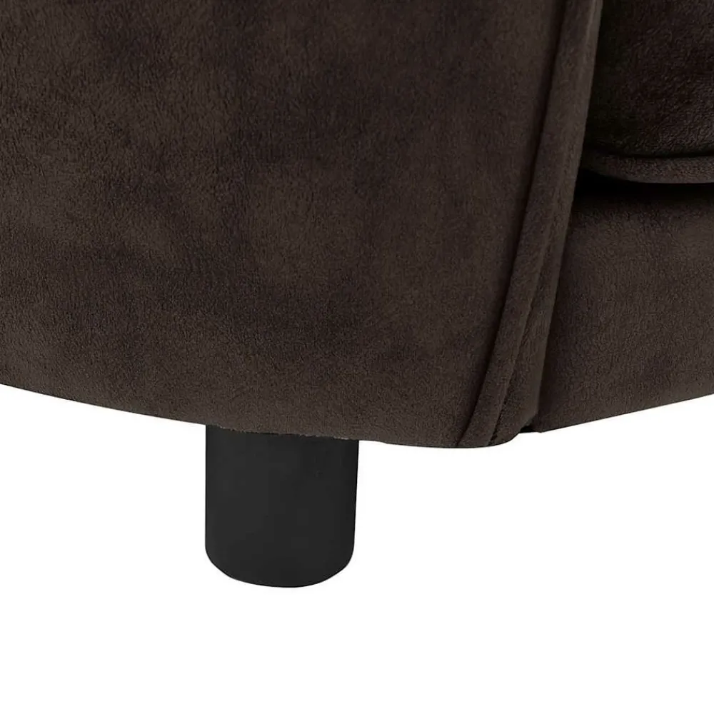 Maison Exclusive Niches, Paniers Et Transports | - Canapé pour chien marron 69x49x40 cm peluche