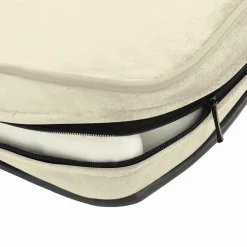 Maison Exclusive Niches, Paniers Et Transports | - Canapé pour chien crème 72x45x30 cm peluche