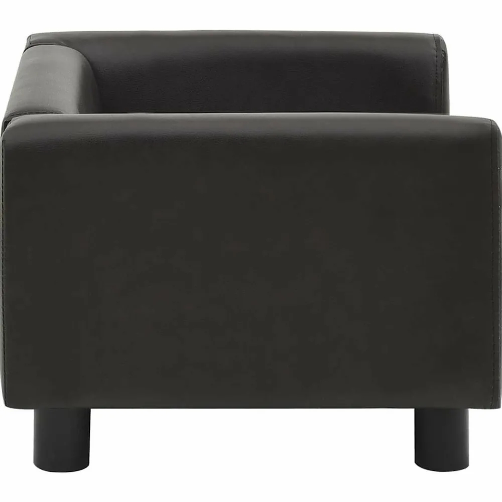 Maison Exclusive - Canapé pour chien marron 60x43x30 cm peluche et similicuir Clearance