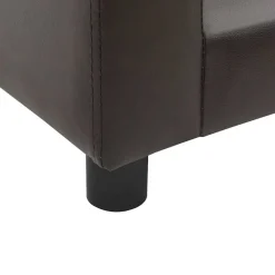 Maison Exclusive - Canapé pour chien marron 60x43x30 cm peluche et similicuir Clearance
