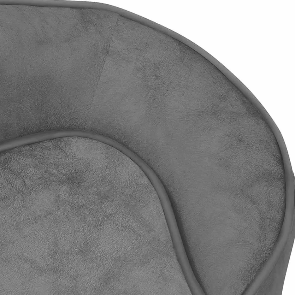 Maison Exclusive - Canapé pour chien gris 67x47x36 cm peluche Sale