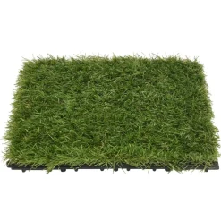 Maison Exclusive - Carreaux de gazon artificiel 11 pcs vert 30x30 cm Online