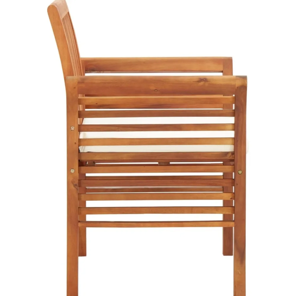 Maison Exclusive - Chaise de jardin avec coussin bois d'acacia massif Outlet