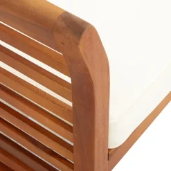 Maison Exclusive - Chaise de jardin avec coussin bois d'acacia massif Outlet