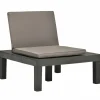 Maison Exclusive - Chaise de salon de jardin avec coussin plastique anthracite Outlet
