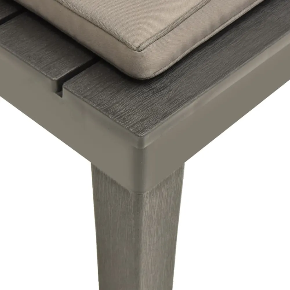 Maison Exclusive - Chaise de salon de jardin avec coussin plastique anthracite Outlet
