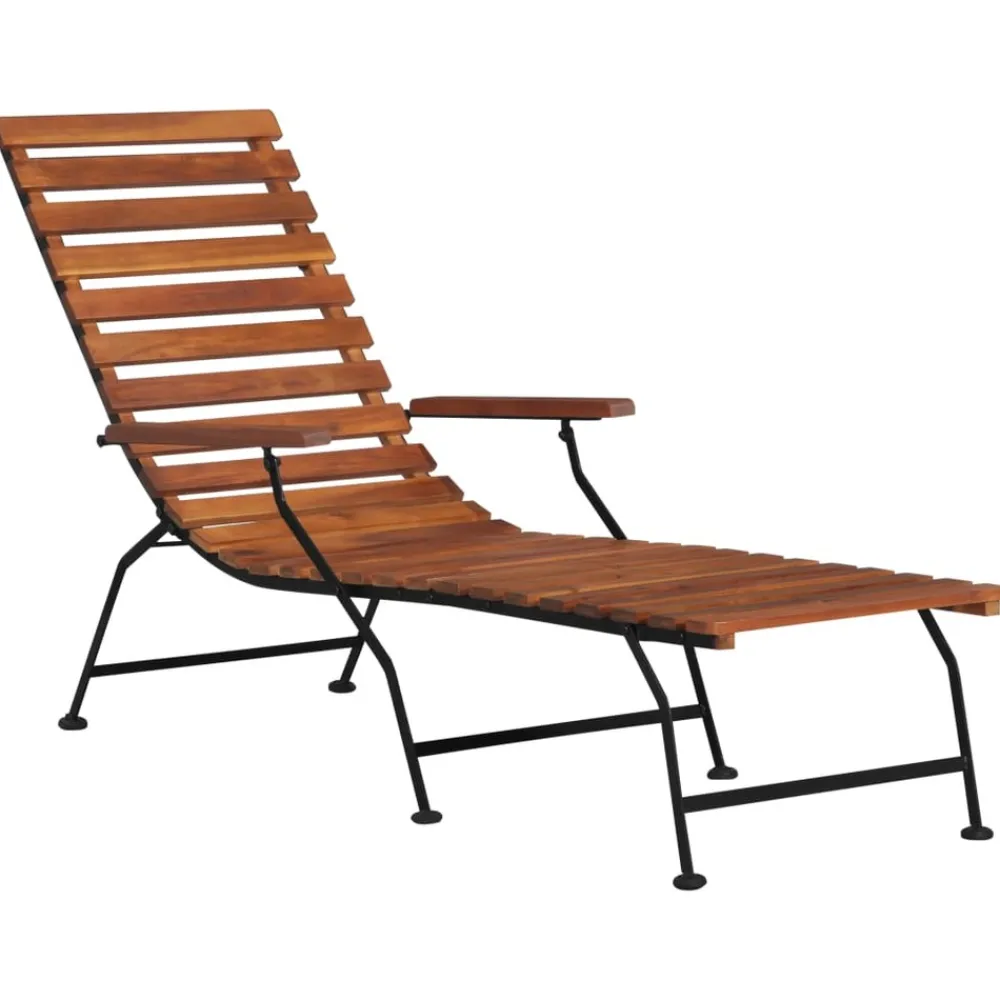 Maison Exclusive - Chaise de terrasse d'extérieur bois d'acacia solide Clearance