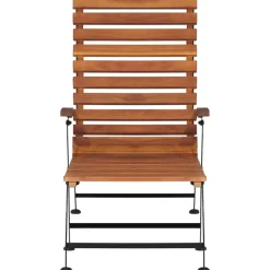 Maison Exclusive - Chaise de terrasse d'extérieur bois d'acacia solide Clearance