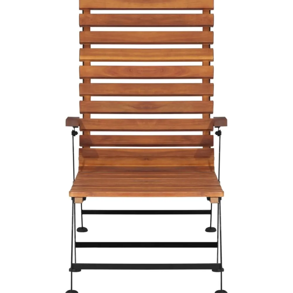 Maison Exclusive - Chaise de terrasse d'extérieur bois d'acacia solide Clearance