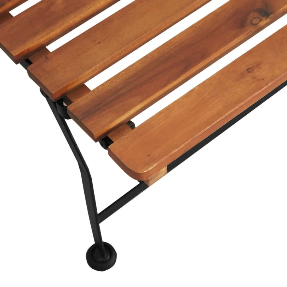 Maison Exclusive - Chaise de terrasse d'extérieur bois d'acacia solide Clearance