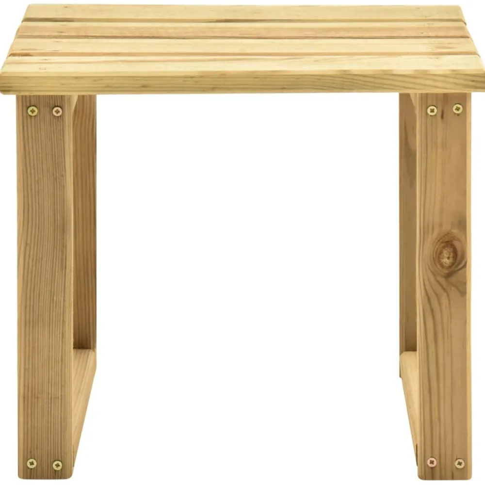 Maison Exclusive - Chaise longue de jardin avec table et coussin pin imprégné Discount