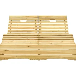 Maison Exclusive - Chaise longue double et coussins gris bois de pin imprégné Hot