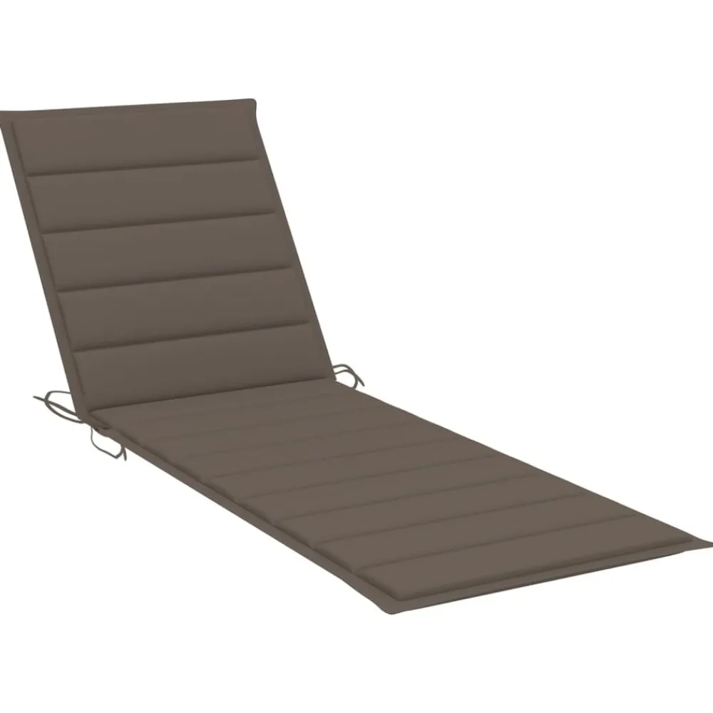 Maison Exclusive - Chaise longue double et coussins taupe bois de pin imprégné Outlet