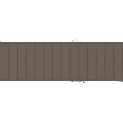 Maison Exclusive - Chaise longue double et coussins taupe bois de pin imprégné Outlet