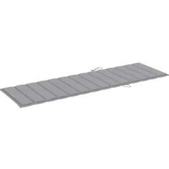 Maison Exclusive - Chaise longue double et coussins gris bois de pin imprégné