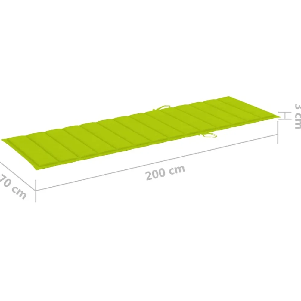 Maison Exclusive - Chaise longue double et coussins vert vif bois de pin imprégné New